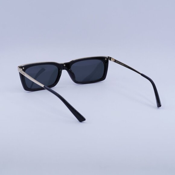 🕶️ New Saint Laurent SL766 001 Sunglasses - Black\Gold Frame, Black Lenses - Picture 9 of 10